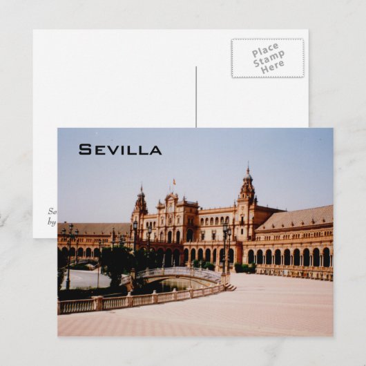 Sevilla Briefkaart (Voorkant / Achterkant)