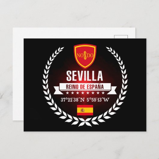 Sevilla Briefkaart (Voorkant / Achterkant)
