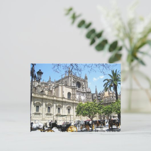 Sevilla/Catedral Briefkaart (Staand voorkant)