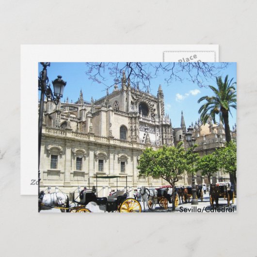 Sevilla/Catedral Briefkaart (Voorkant / Achterkant)