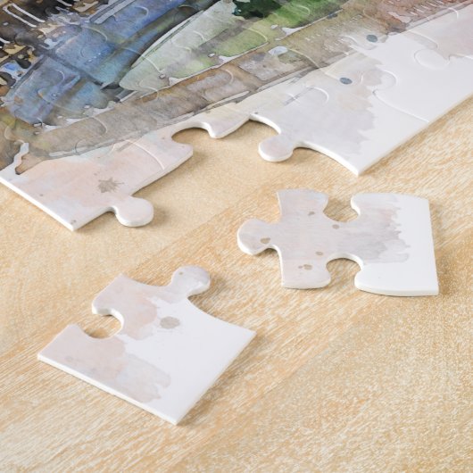 Sevilla - Het Briefkaart van Real Spanje Legpuzzel (Zijkant)