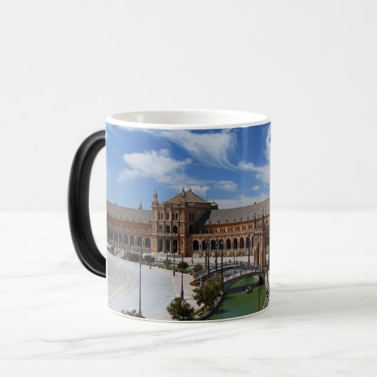 Sevilla - het echte Spanje Magische Mok (Voorkant links)