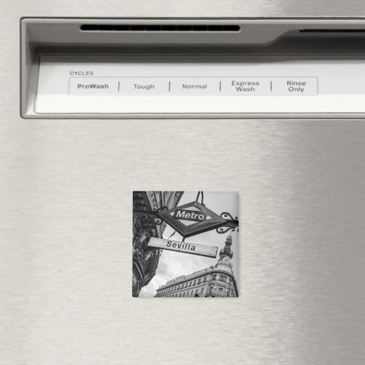 Sevilla Metro Magnet: Madrid Magneet (Insitu (Vaatwasser))