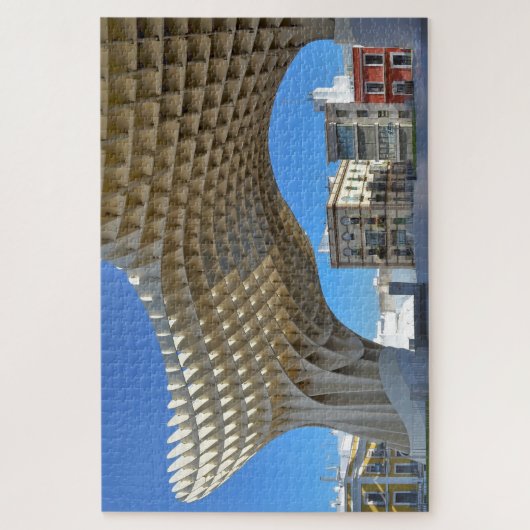 Sevilla Metropol Parasol paddenstoelstructuur Legpuzzel (Verticaal)