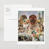 Sevilla (olie op het canvas) briefkaart (Voorkant / Achterkant)