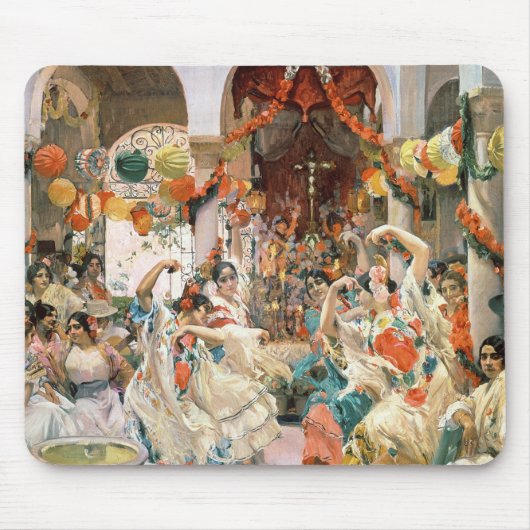 Sevilla (olie op het canvas) muismat (Voorkant)