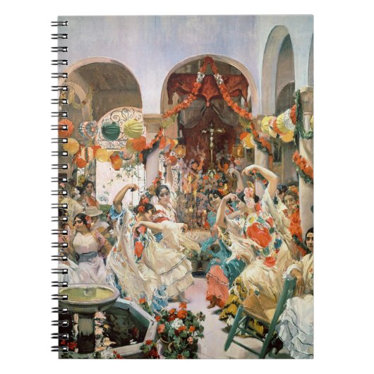 Sevilla (olie op het canvas) notitieboek (Voorkant)
