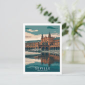 Sevilla Plaza de España Briefkaart (Staand voorkant)