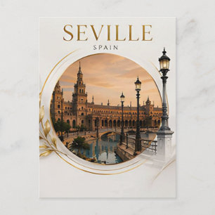 🌺 Sevilla Plaza De España Reis Spanje 🇪🇸 Briefkaart