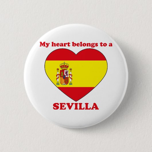 Sevilla Ronde Button 5,7 Cm (Voorkant)