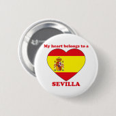 Sevilla Ronde Button 5,7 Cm (Voorkant /achterkant)