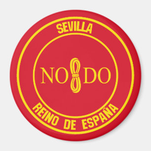Sevilla Round Emblem Magneet