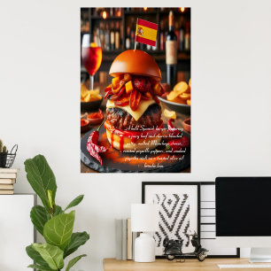 Sevilla Sizzle: Chorizo Sensation 24x36 Poster