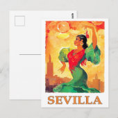Sevilla Spain vintage Briefkaart (Voorkant / Achterkant)