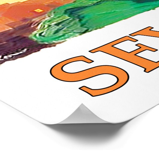 Sevilla Spain vintage Poster (Hoek)