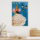Sevilla Spain Vintage Travel Poster (Keuken)