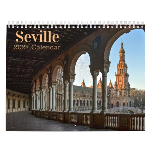 Sevilla, Spanje 2027 Foto Kalendar Kalender (Hoes)