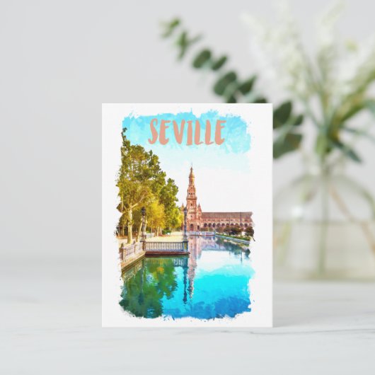 Sevilla Spanje Andalusië Briefkaart (Staand voorkant)