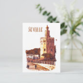 Sevilla Spanje Andalusië Reizen Briefkaart (Staand voorkant)