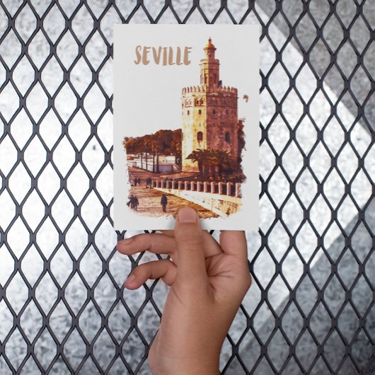 Sevilla Spanje Andalusië Reizen Briefkaart