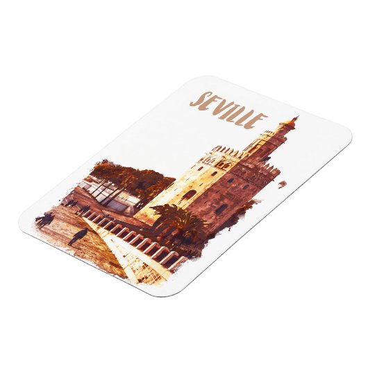Sevilla Spanje Andalusië Reizen Magneet (Linkerzijde)