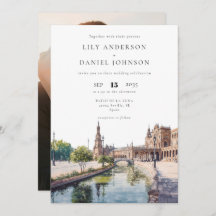 Sevilla Spanje Bestemming Foto Bruiloft