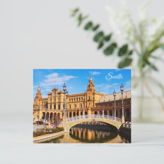 Sevilla Spanje briefkaart (Staand voorkant)