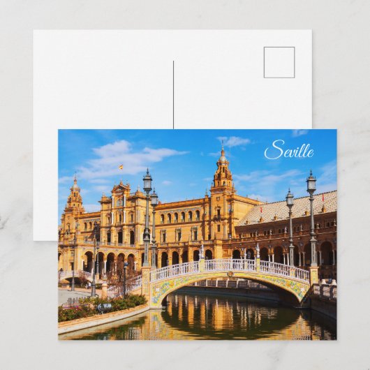 Sevilla Spanje briefkaart (Voorkant / Achterkant)