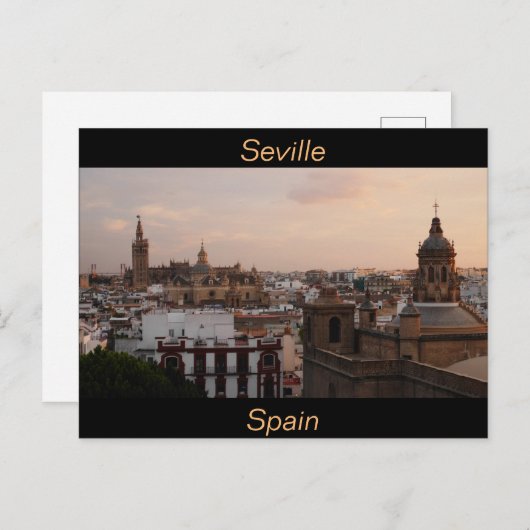 Sevilla Spanje Briefkaart (Voorkant / Achterkant)