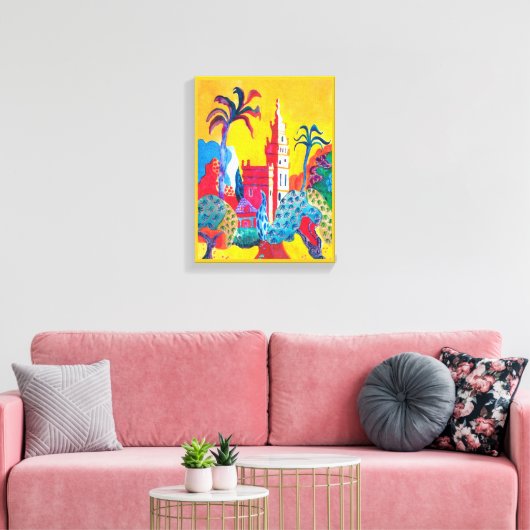 Sevilla, Spanje. Canvas Afdruk (Insitu (Woonkamer))