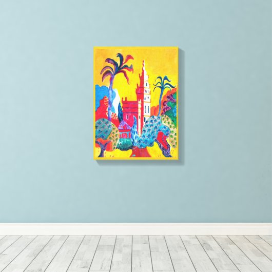 Sevilla, Spanje. Canvas Afdruk (Insitu (Houten vloer))