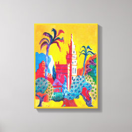 Sevilla, Spanje. Canvas Afdruk