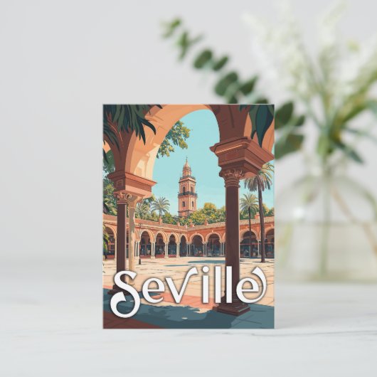  Sevilla, Spanje - Classic Spaans Souvenir Briefkaart (Staand voorkant)