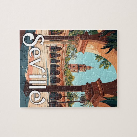  Sevilla, Spanje - Classic Spaans Souvenir Legpuzzel (Horizontaal)