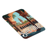  Sevilla, Spanje - Classic Spaans Souvenir Magneet (Rechterzijde)