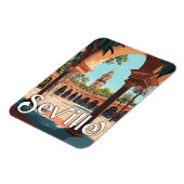  Sevilla, Spanje - Classic Spaans Souvenir Magneet (Linkerzijde)