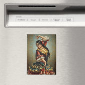 Sevilla Spanje Flamenco Dancer Magneet (Insitu (Vaatwasser))