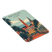 Sevilla Spanje Kathedraal Reis Souvenir Magneet (Rechterzijde)