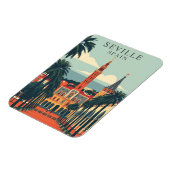 Sevilla Spanje Kathedraal Reis Souvenir Magneet (Linkerzijde)