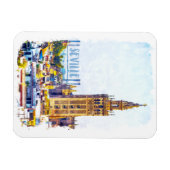 Sevilla Spanje Kathedraal Stad Uitzicht Magneet (Horizontaal)