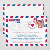 Sevilla, Spanje Luchtpost Huwelijksfeest na de bru Kaart (Voorkant / Achterkant)