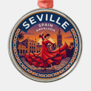 Sevilla Spanje Metalen Ornament