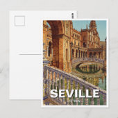 Sevilla Spanje Plaza de Espana Briefkaart (Voorkant / Achterkant)