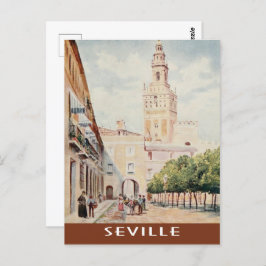 Sevilla, Spanje, plein Briefkaart