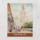 Sevilla, Spanje,  plein Briefkaart (Voorkant)