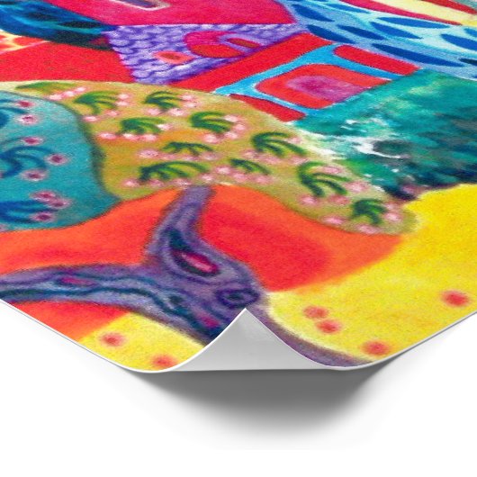 Sevilla Spanje. Poster (Hoek)