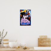 Sevilla Spanje Reizen Poster | Flamenco Dan (Keuken)