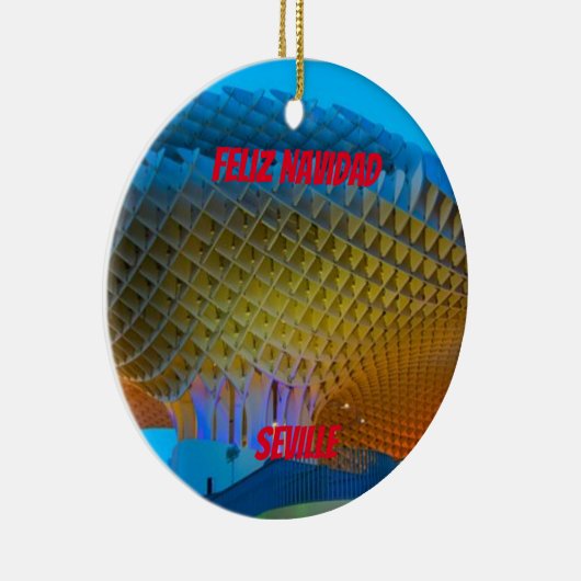 Sevilla Spanje Schilderachtig Ornament (Rechts)