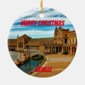 Sevilla Spanje Schilderachtig Ornament (Achterkant)