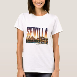 Sevilla Spanje Spaanse Culturele Ontdekkingsreis T-shirt